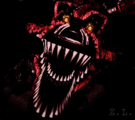 Nightmare Foxy Artwork Fnaf Dibujos Fnaf Dibujos