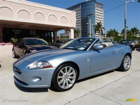 Frost Blue Metallic Jaguar Xk Xk Convertible Photo