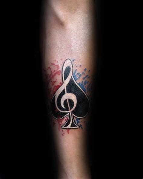 75 Cool Music Note Tattoos for Men [2024 Inspiration Guide] | Music ...