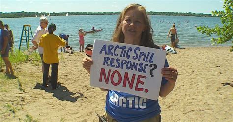 Activists Rally Against Arctic Drilling At Lake Calhoun Cbs Minnesota