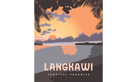 Langkawi Map Designs Graphics