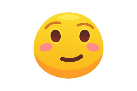 Emoji Embarrassed Face Flat Icon For Web Graphic By Pch Vector