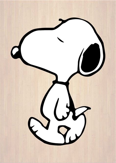 Snoopy Svg 049 Svg Dxf Cricut Silhouette Cut File Instant Etsy