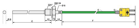 Hutschienen Transmitter Thermoelement Typ K G Pvc