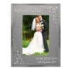 Personalised Mr And Mrs 6x4 Diamante Glass Photo Frame ForYou Ie