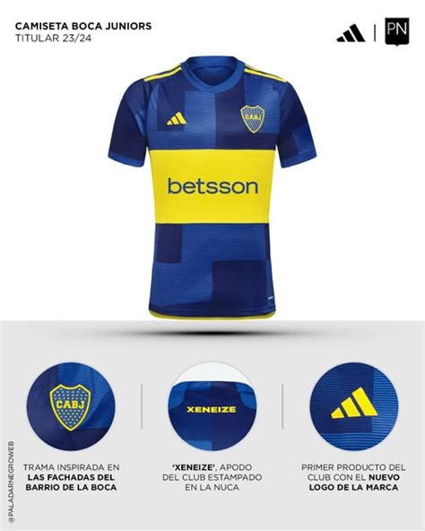 Boca presentó su camiseta para la temporada 2023 24