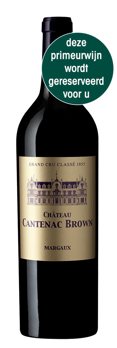 Château Cantenac Brown 2020 Margaux 3e Grand Cru Classé Rode Wijn