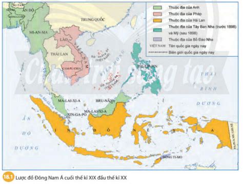 Lý Thuyết Lịch Sử 8 Bài 18 Chân Trời Sáng Tạo 2024 Đông Nam Á