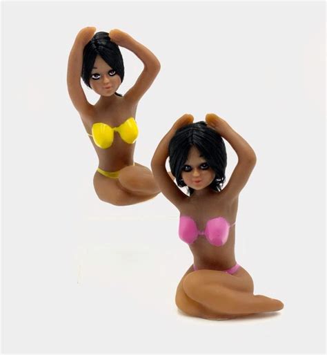 Vintage Sexy Bikini Lady Cake Topper Wacko Los Angeles