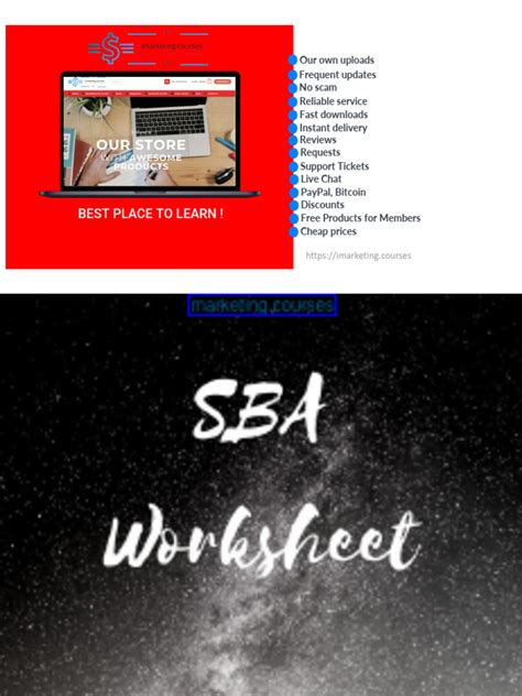 02 Sba Worksheet Pdf