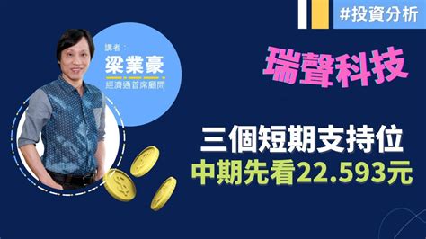 2022 11 15｜【港股即市分析 節目精華】梁業豪：瑞聲科技 2018 1948元阻力仍大｜投資 港股 技術分析