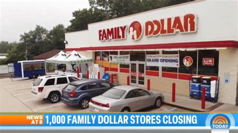 Family Dollar and Dollar Tree Announce the Closure of 1,000 Stores ...