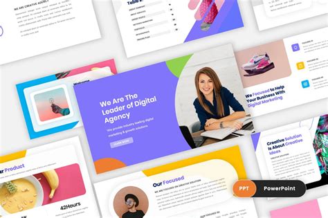 Ppt Creative Digital Agency Powerpoint Template