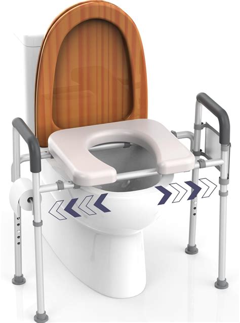 Amazon Toilet Seat Risers 500IB Handicap Toilet Seat With Handles