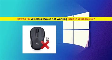 Cómo arreglar el mouse inalámbrico que no funciona en Windows 10 PC