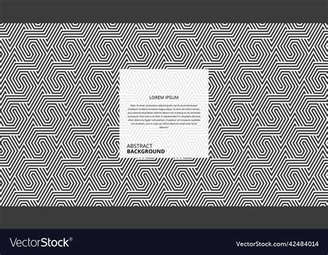 Abstract Polygon Lines Pattern Royalty Free Vector Image