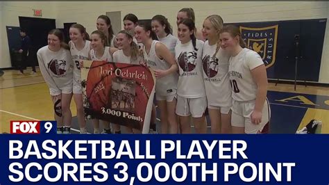 Crosby Ironton S Tori Oehrlein Scores 3 000th Point YouTube