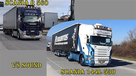 Scania R560 144L 530 Piperis Transport V8 Loud Pipes Sound YouTube