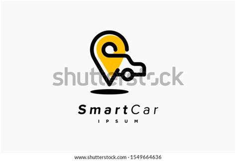 Auto Pin Car Point Automotive Logo Stock Vector (Royalty Free ...