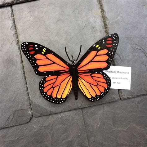 Large Steel Monarch Butterfly