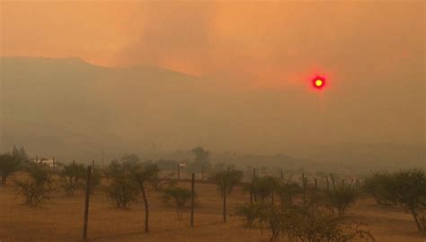 Dramático avance de incendio amenaza comuna de Ninhue 24horas