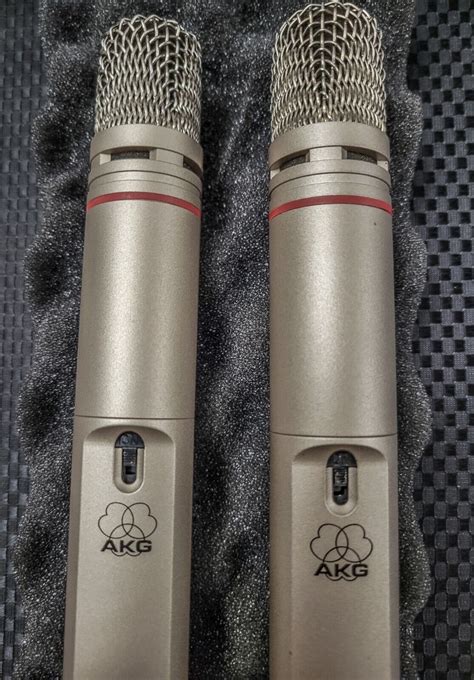 Akg C S Silver Condenser Microphones C S Mic W Dynamike