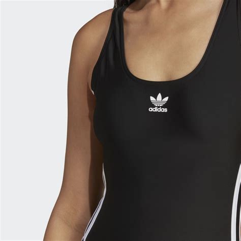 Womens Clothing Adicolor 3 Stripes Swimsuit Black Adidas Egypt