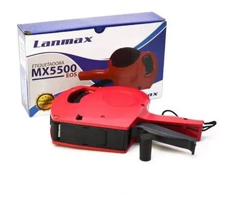 Kit Etiquetadora Lanmax Mx5500 Tinteiro 10 Rolos Etiqueta MercadoLivre