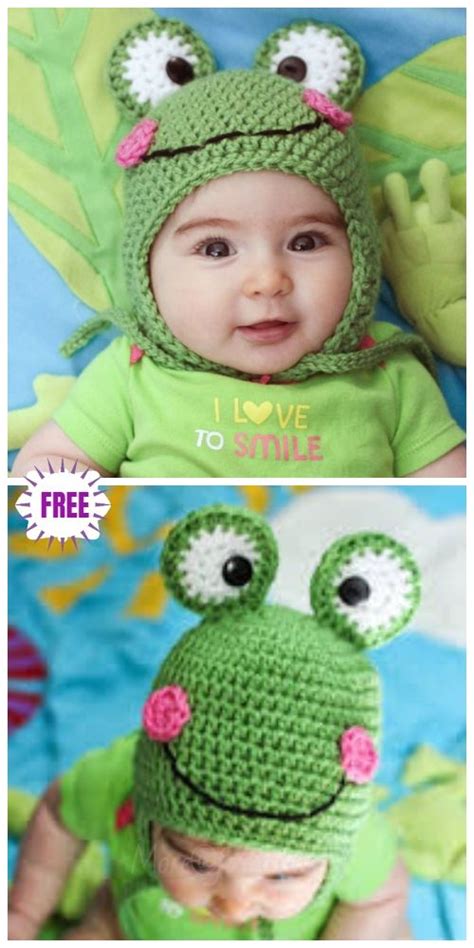 Adorable Crochet Animal Hats for Babies - Get the Free Patterns!