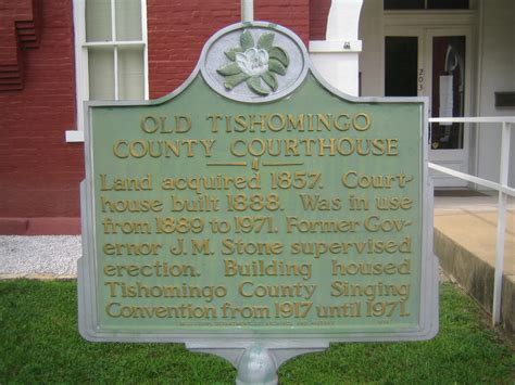 Historical Markers in Tishomingo County - MISSISSIPPI HISTORICAL MARKERS