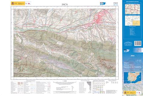 Jaca Mapa Topográfico Nacional 1 25 000 2019