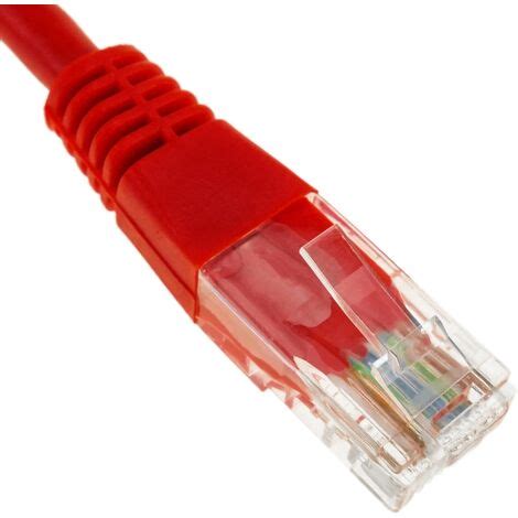 CableMarkt Cavo Di Rete Cat 5e UTP RJ45 Da 25 Cm Di Colore Rosso