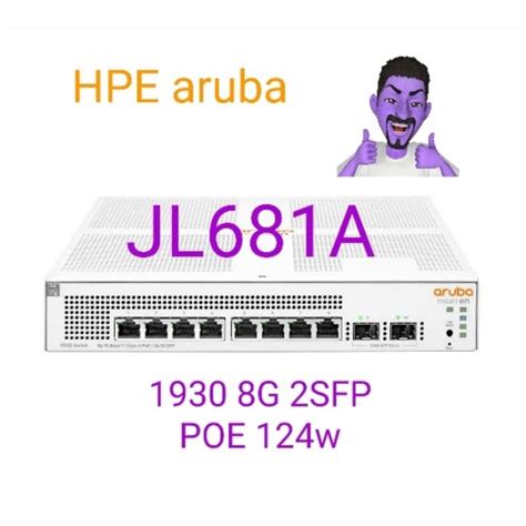 Jual Hp Jl A Hpe Aruba Instant On Switch Gigabit Poe Sfp