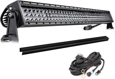 Amazon Offroadtown Inch Led Light Bar With Wiring Harness And