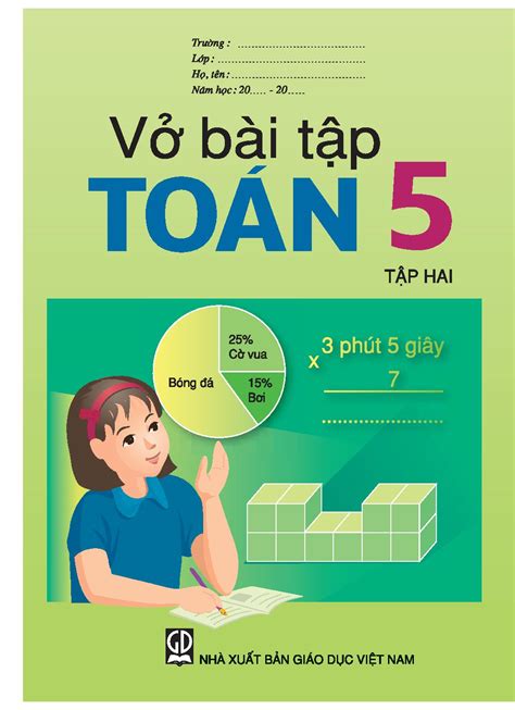 Vở bài tập Toán 5 tập 2 Sách PDF