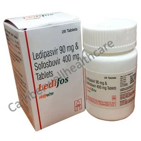 Ledipasvir Mg And Sofosbuvir Mg Tablets Packaging Size