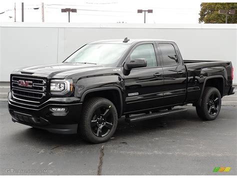 Onyx Black 2017 GMC Sierra 1500 Elevation Edition Double Cab 4WD