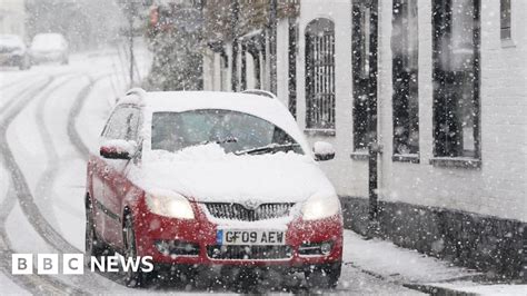 UK Weather Snow Hits England And Wales As Forecasters Warn Of Ice