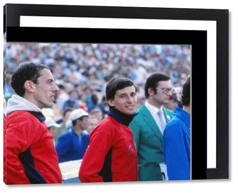 Framed Print Of Seb Coe And Steve Ovett At The 1980 Moscow Olympics