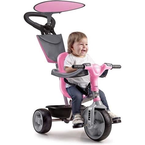 Tricycle Pour B B Feber Baby Plus Music Rose Avec Clavier