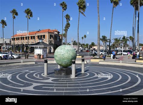 Newport Beach California Oct Monument Marking The Th