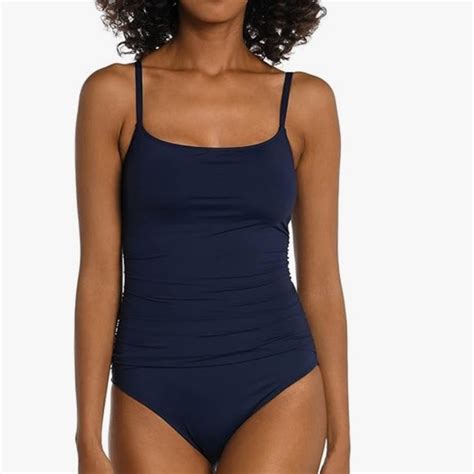 La Blanca Swim La Blanca Island Goddess Rouched Body Lingerie Mio One Piece Swimsuit