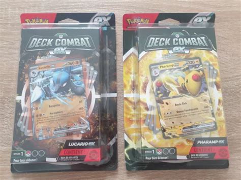 Cartes Pok Mon Deck De Combat Ex Pharamp Et Lucario Neuf Jamais Ouvert