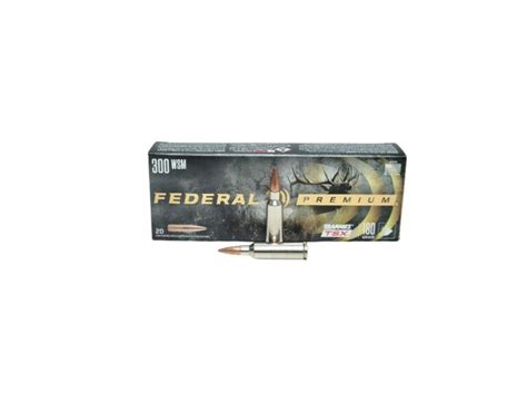 Federal Premium 300 Wsm Ammunition Npb 20 Ct Box