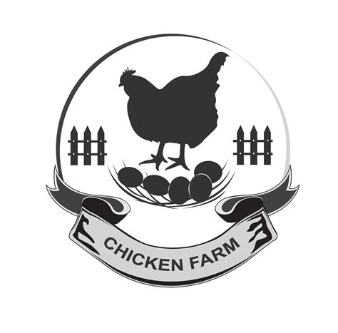 Chicken Farm Emblem Hen Icon Animal Illustrations Creative Market