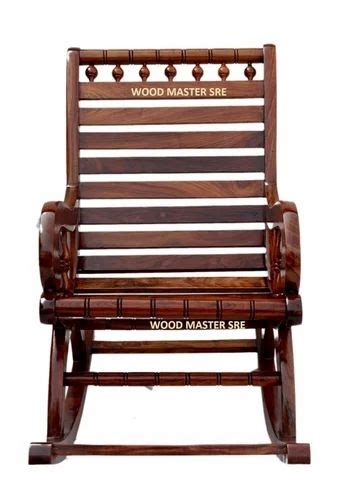 Brown Sheesham Wood Rocking Chair At Best Price In Saharanpur By Wood