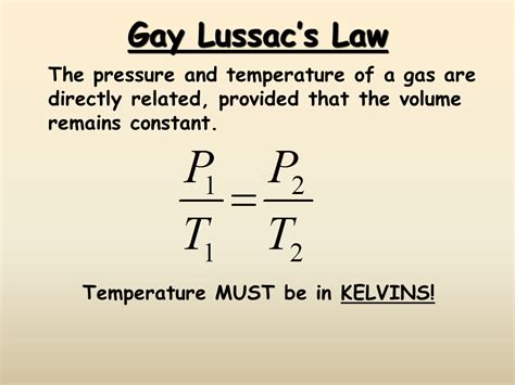 Gas Laws Presentation Chemistry