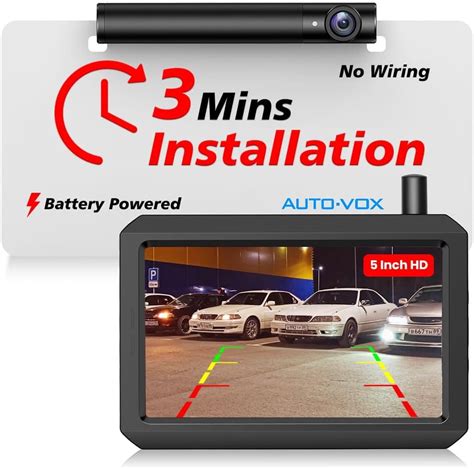 Auto Vox Td Digital Wireless Reversing Camera Ip Waterproof