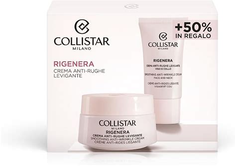 Collistar Cofanetto Rigenera Crema Anti Rughe Levigante Riduce Le