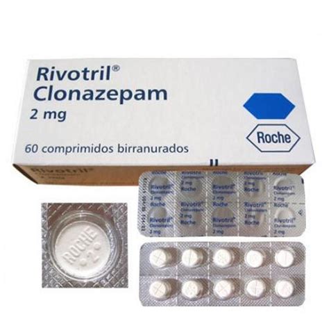 Rivotril Clonazepam 60 Tablets 2 Mg New Land Negoce